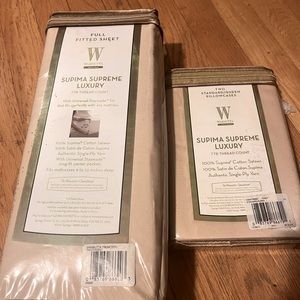 Full fitted sheet and two pillow cases